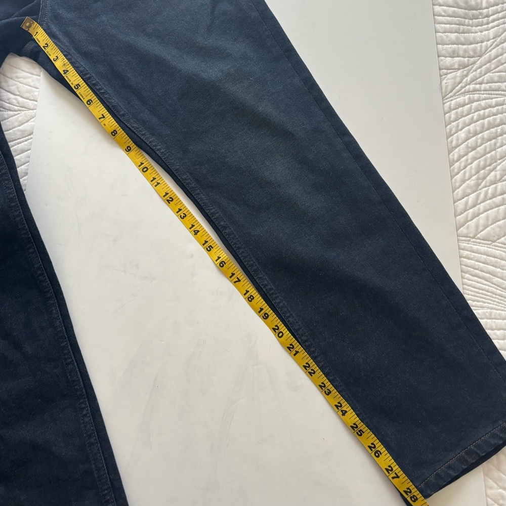 Everlane Uniform Mens Blue Denim Jeans 34x28 Classic Style 4-Way Stretch Organic - Picture 12 of 12